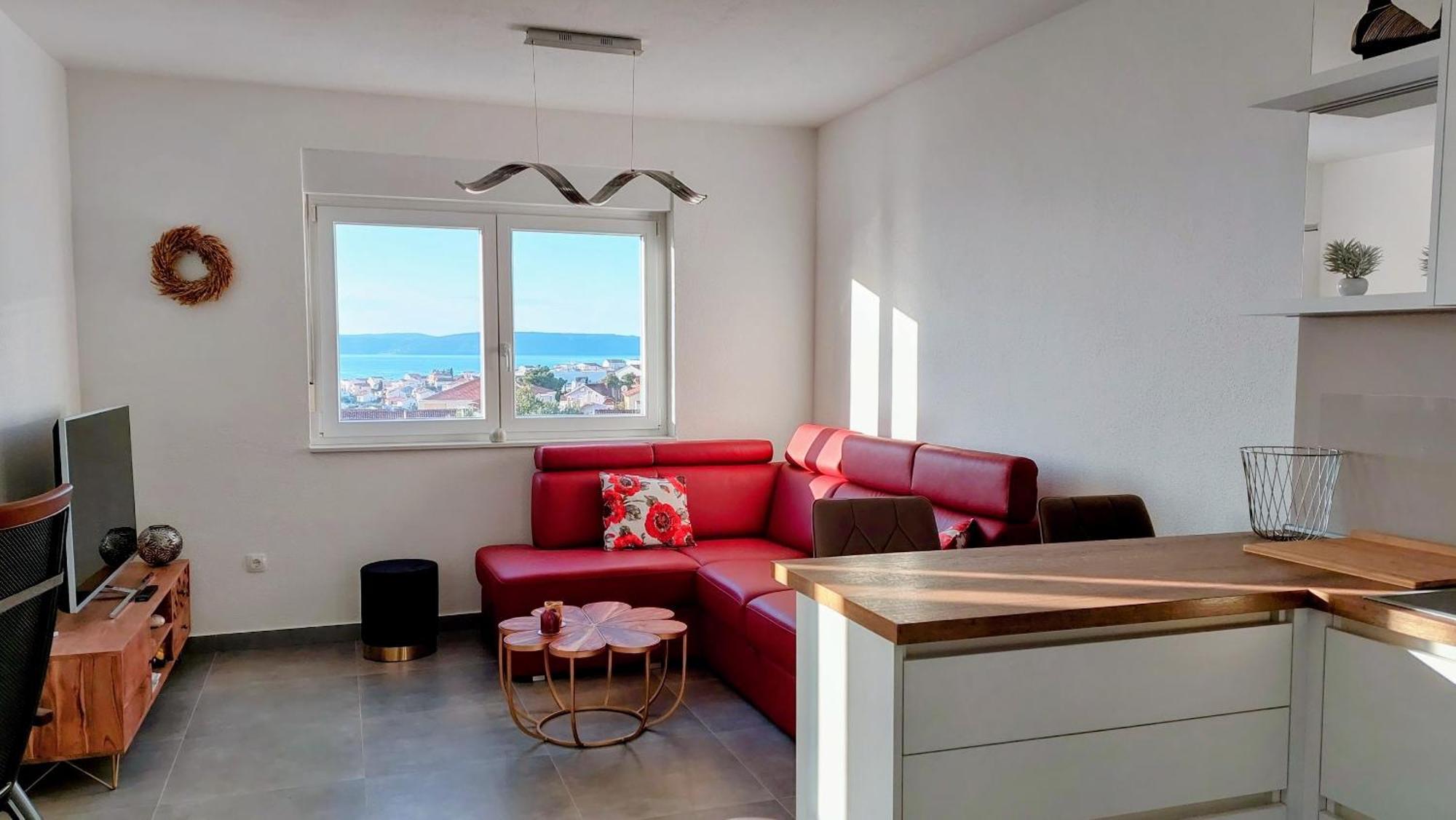 Apartment Vista Oasis With Pool And Terrace Trogir Exterior foto